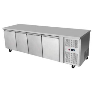 Underbench Four Door Cooling Fridge Table 2230 mm EPF3442