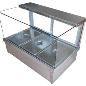 DRY HOT FOOD DISPLAY 1380 MM CRD 8
