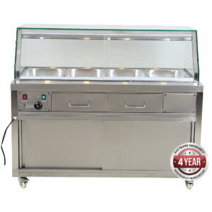 Heated Bain Marie Food Display - PG150FE-YG