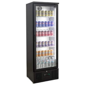 300L Door upright bar Fridge black