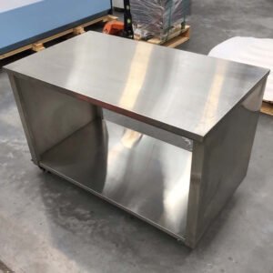 Stainless Steel Pass Through Cabinet On Castors 1200mm STHT-1200S