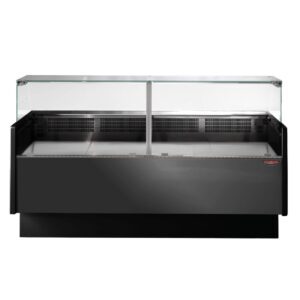 Display with Storage and Castors