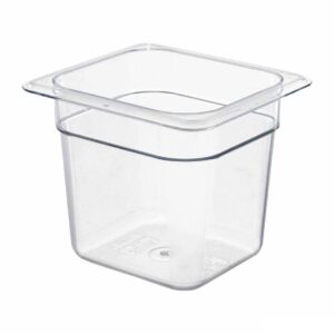 Clear Poly 1/6 Gastronorm Pan JW-P164 (1 Pack)