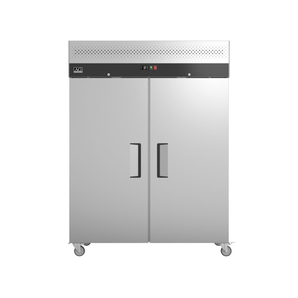 GNX1400BT 1300 Litre Upright Double Stainless Steel Door Freezer