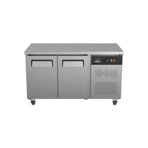 Commercial Two Door Worktop / Under Bench Freezer 700mm Depth