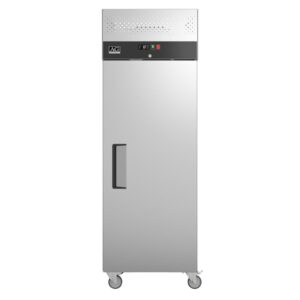 429 Litre Upright Single Stainless Steel Door Freezer