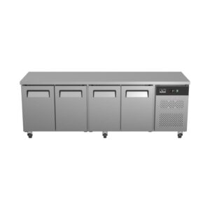 Commercial Four Door Worktop / Under Bench Fridge 700mm Depth
