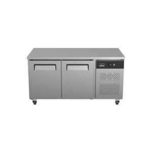 Commercial Two Door Worktop / Under Bench Fridge 800mm Depth