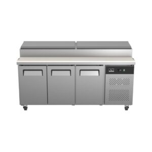 3 Door Saladette Fridge - Fits 8 x 1/3 GN Trays