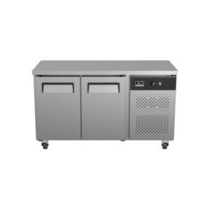 Commercial Two Door Worktop / Under Bench Fridge 600mm Depth
