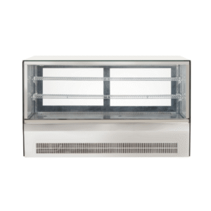 2NDs: Counter top square 2 Shelves Glass cold food display - GN-1200RT-NSW2101