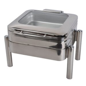 2NDs: Square Chafing Dish with Glass Lid - KGJ406-QLD51