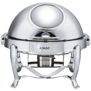 2NDs: Round Chafing Dish with Chrome Legs - KGS6803G-QLD53