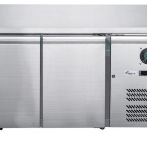FED-X S/S Two Door Bench Freezer - XUB6F13S2V