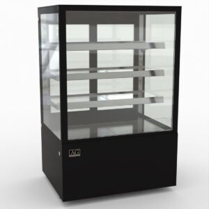 Cake Showcase S/S Base, 3 Shelves 0.9m