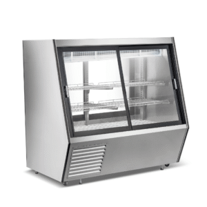 Bonvue Dual-Access Refrigerated Deli, Meat and Seafood Display Case - AMS-15DD