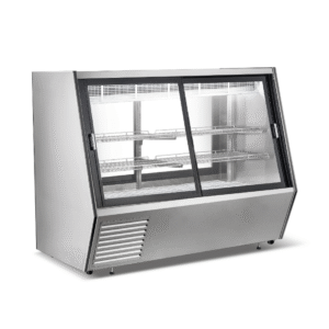 Bonvue Dual-Access Refrigerated Deli, Meat and Seafood Display Case - AMS-18DD