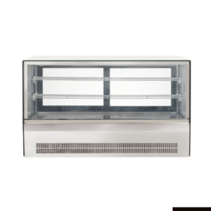 2NDs: Counter top square 2 Shelves Glass cold food display - GN-1200RT-NSW2067