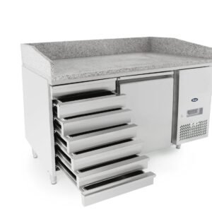 1 DOOR PIZZA TABLE FRIDGE WITH DRAWERS 1510 MM EPF3490