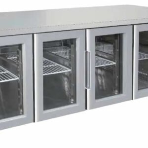GLASS FOUR DOOR COOLING FRIDGE TABLE 2230 MM EPF3741