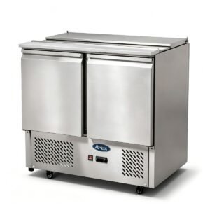 2 DOORS SLIDING LID SALADETTE FRIDGE SIZE 900 MM ESL3800