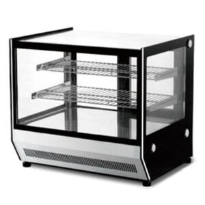 Ex-Showroom: Bonvue Counter Top Square Glass Hot Food Display - GN-900HRT-VIC2029