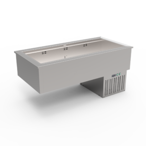 Thermaster 4×GN 1/1 Capacity Ventilated Static Cold Bain Marie Trays - GN4-VA