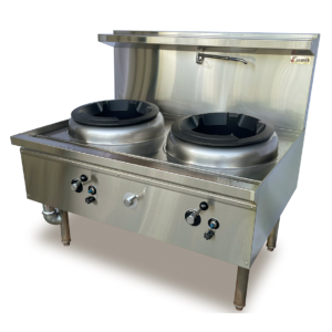 JASPER Double Wok Range(chimney burner) LPG