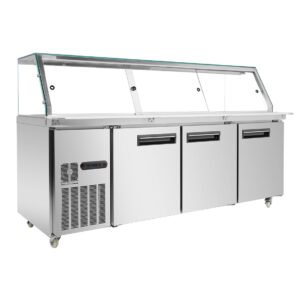 2NDs: Thermaster Cold Salad & Noodle Bar 6x1/1 GN Pans - PG210FA-XG-NSW2170