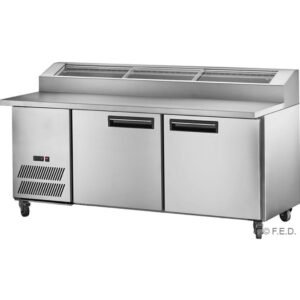 Ex-Showroom: Thermaster two door DELUXE Pizza Prep Bench - PPB/15-VIC1061