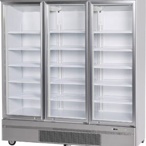 THREE GLASS DOOR BOTTOM MOUNTED FRIDGE Q1500RWB