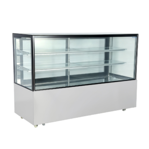 Bonvue Deluxe 1800mm Square Glass Cake Display Cabinet - SC180FA-2XB