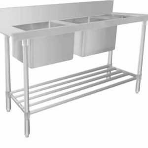 STAINLESS STEEL DISHWASHER DOUBLE INLET SINK 1 WSS26165R
