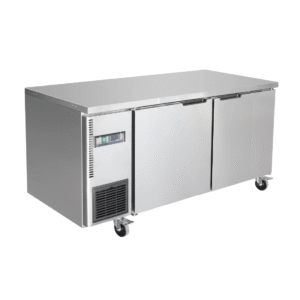 2NDs: Thermaster Stainless Steel Double Door Workbench Fridge - TL1500TN-NSW2140