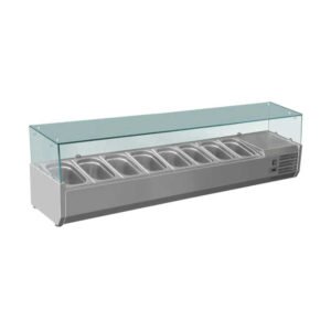 Pizza Showcase 1/3 x 8 GN Trays