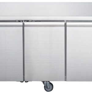 Ex-Showroom: FED-X S/S Four Door Bench Fridge - XUB6C22S4V-QLD120