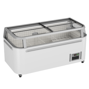 Thermaster 745L Supermarket Island Freezer with Glass Sliding Lids ZCD-E185G
