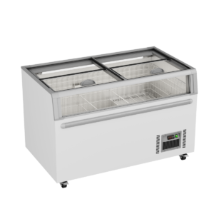 Thermaster 575L Supermarket Island Freezer with Glass Sliding Lids ZCD-L145G
