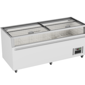 Thermaster 900L Supermarket Island Freezer with Glass Sliding Lids ZCD-L210G